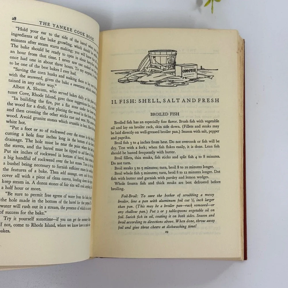 The Yankee Cook Book Imogene Wolcott 1963 New England Recipes Vintage Hardcover